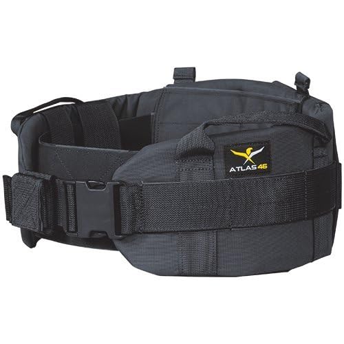 Atlas 46 AIMS Adjustable Padded Tool Belt for Construction & DIY - Black, Large (38