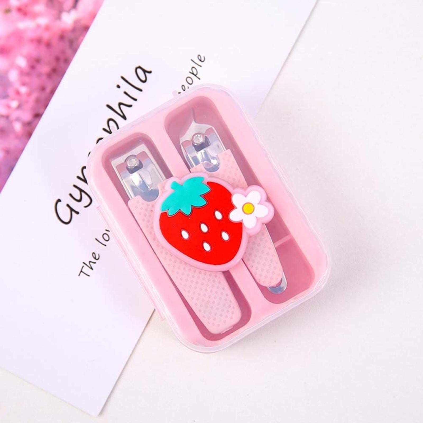 Colorful Kids Nail Clippers Set - 2 Pack Sharp Stainless Steel Nail Trimmer & Scissors for Manicure Pedicure | Toe & Finger Nail Care Tools for Children, Adults & Travel Use