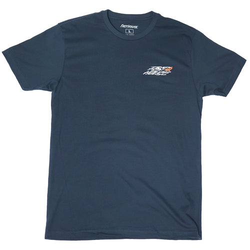 Base Camp Short Sleeve T-Shirt for Men - Comfortable Navy Blue Cotton Tee - Perfect for Hiking, Camping & Outdoor Adventures