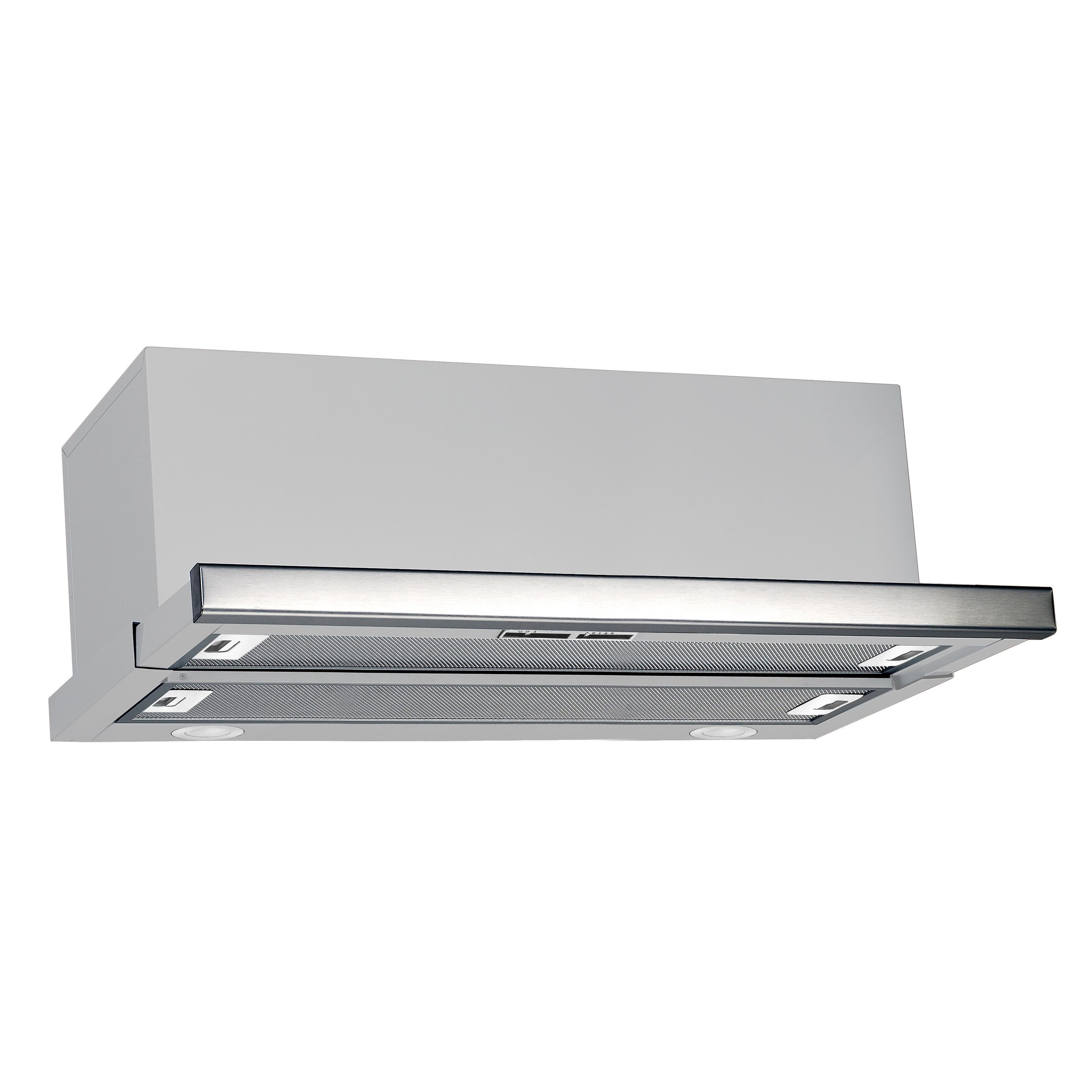 AVIVA 30 Inch Slide Out Range Hood AVS303SB - Stainless Steel Kitchen Vent Hood for Stove, Overhead Exhaust Fan with Lights - Perfect for Modern Home Cooking & Smoke Removal