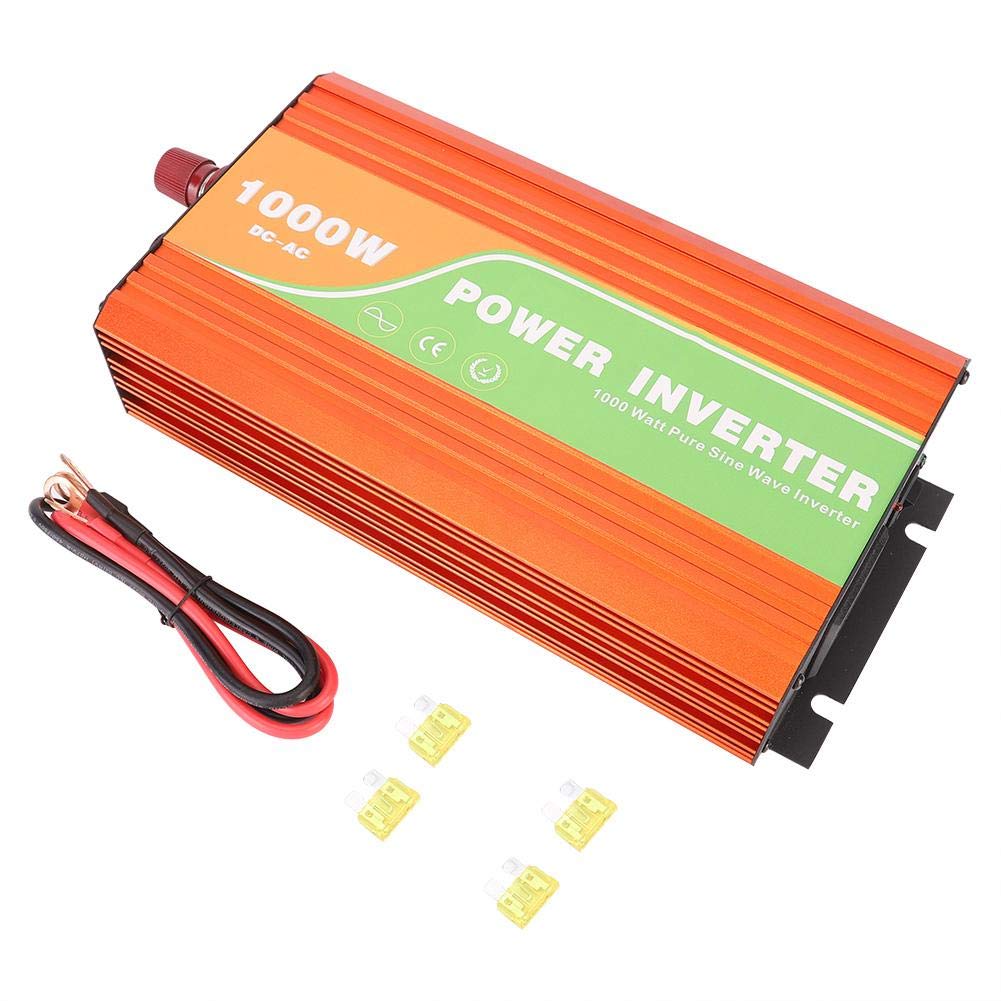 1000W Pure Sine Wave Solar Power Inverter 12V/24V/48V to 110V with LCD Display - Reliable Energy Conversion for Home Appliances, RV, Camping & Off-Grid Power Supply