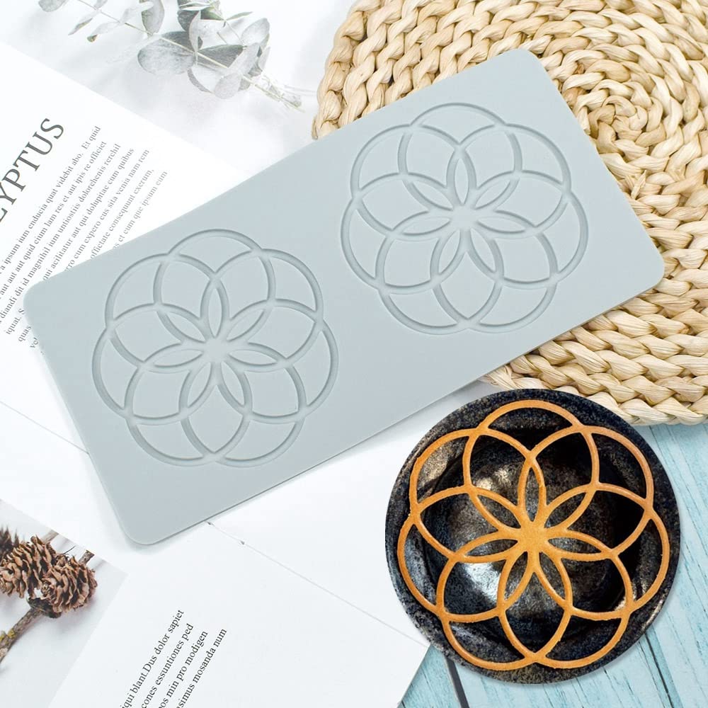 3D Hollow Leaf Fondant Lace Mold - Multi Leaves Flower Silicone Baking Molds for Cake Decorating, Chocolate, Sugar Candy & Cupcake - 7.72x3.8x0.12 Inch - Perfect for Wedding Cakes, Birthday Parties & DIY Dessert Decorations