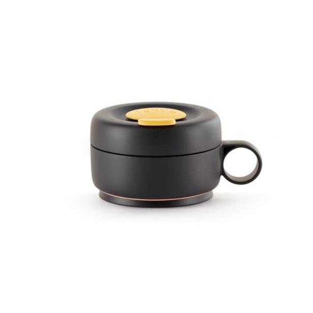 Collapsible Travel Mug - Portable & Leak-Proof Insulated Coffee Cup for Hot & Cold Drinks, Perfect for Camping, Hiking, and Commuting - Coral