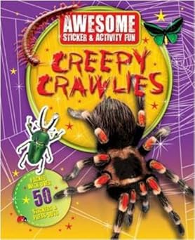 Creepy Crawlies Sticker & Activity Book for Kids - Fun Insect-Themed Learning & Play - Perfect for Classroom, Travel & Birthday Gifts