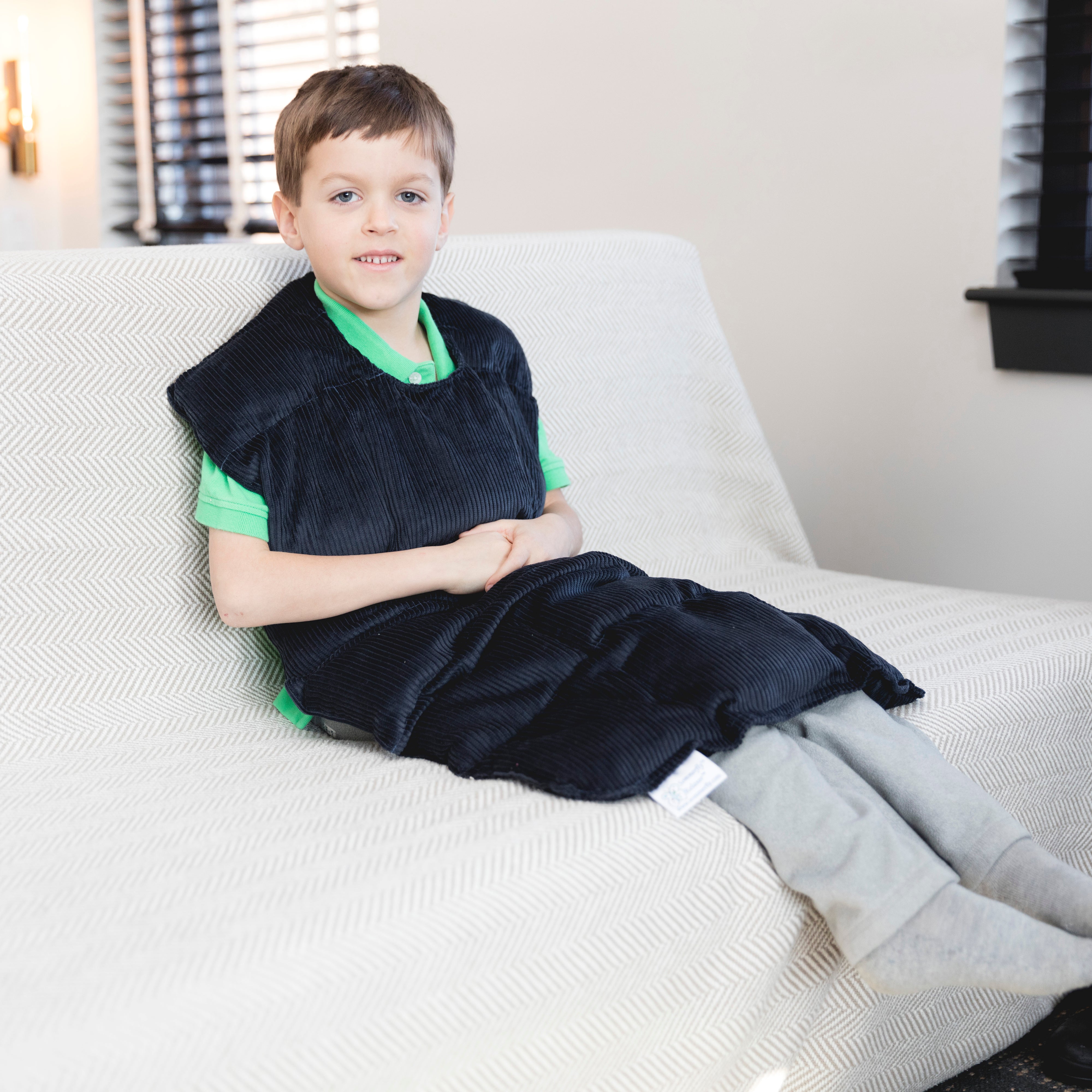 Relaxer™ Travel Sized Weighted Blanket for Adults & Kids - Portable Anxiety Relief & Better Sleep - Perfect for Airplanes, Camping & Stress Relief