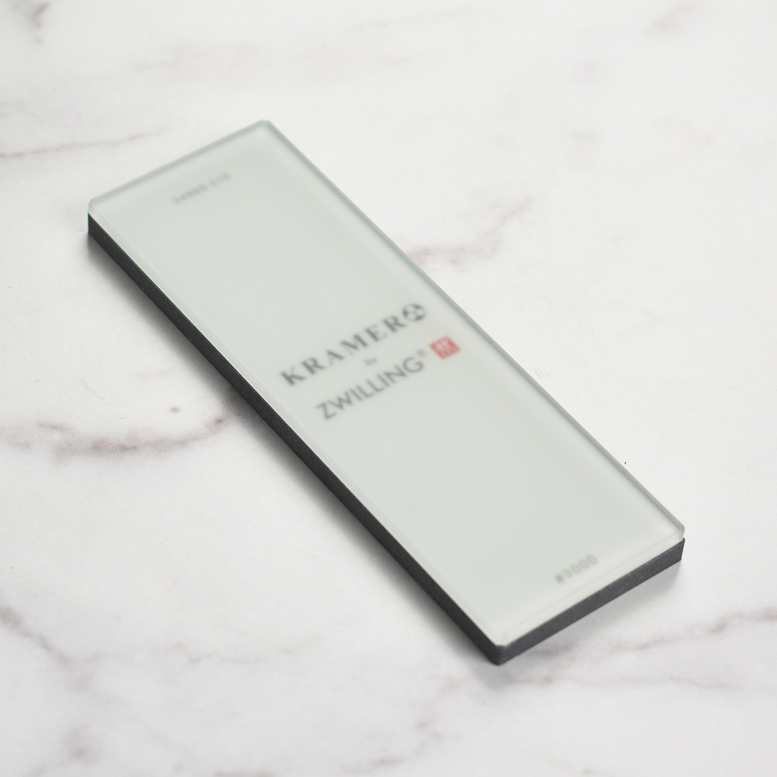 Premium ZWILLING J.A. Henckels 34999-023 3000 Grit Glass Water Sharpening Stone - Professional Knife Sharpener for Kitchen, Chef & Hunting Knives - Perfect for Home & Commercial Use