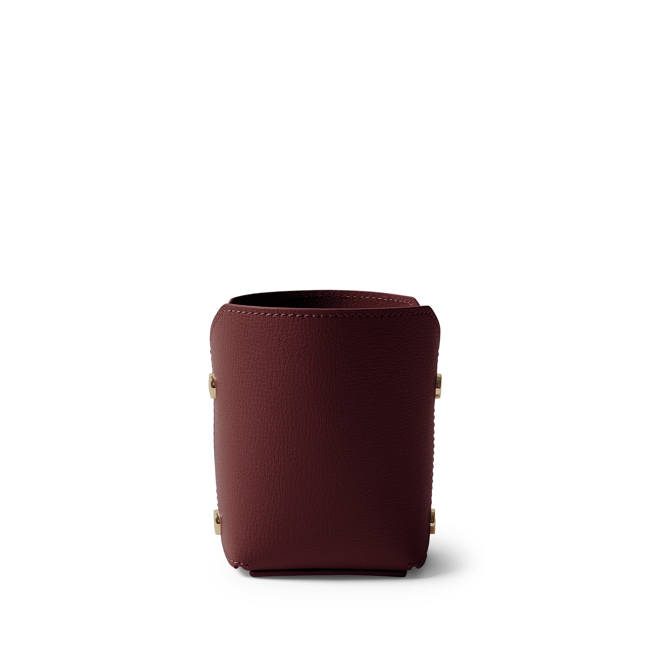 Modern Oxblood Pencil Holder - Stylish Desk Organizer for Office, School & Home Workspace Accessories