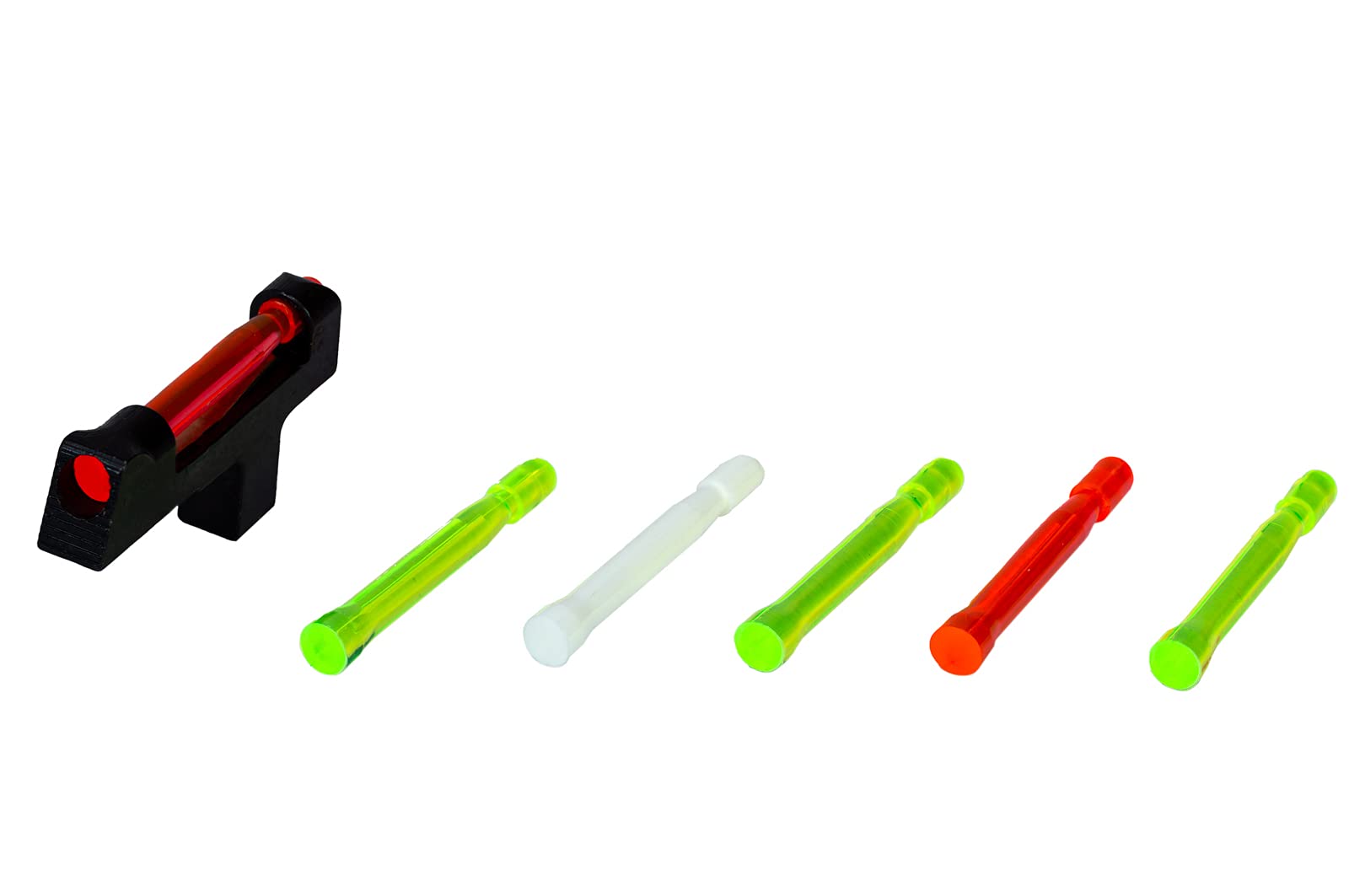 HIVIZ CT2009 1911 Front Tenon Style Fiber Optic Sight with Interchangeable LitePipes - High Visibility Handgun Sight for 1911 Pistols - Perfect for Target Shooting, Hunting & Self Defense