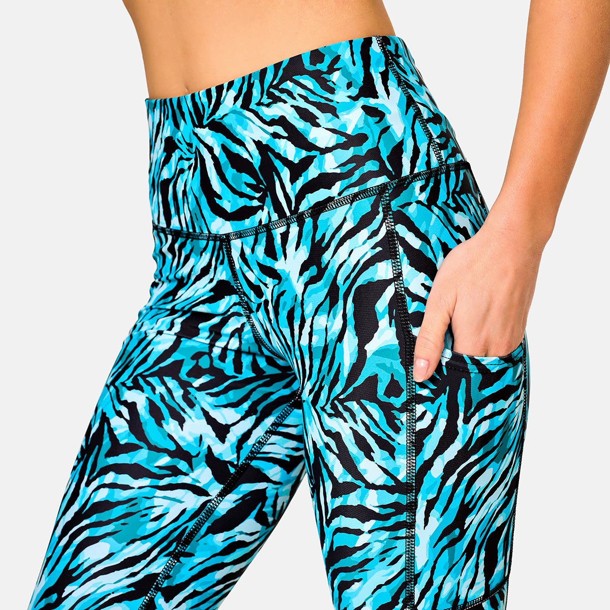 Premium Tiger Print High-Waisted Yoga Leggings for Women - Breathable Workout Pants for Gym, Running & Lounge Wear