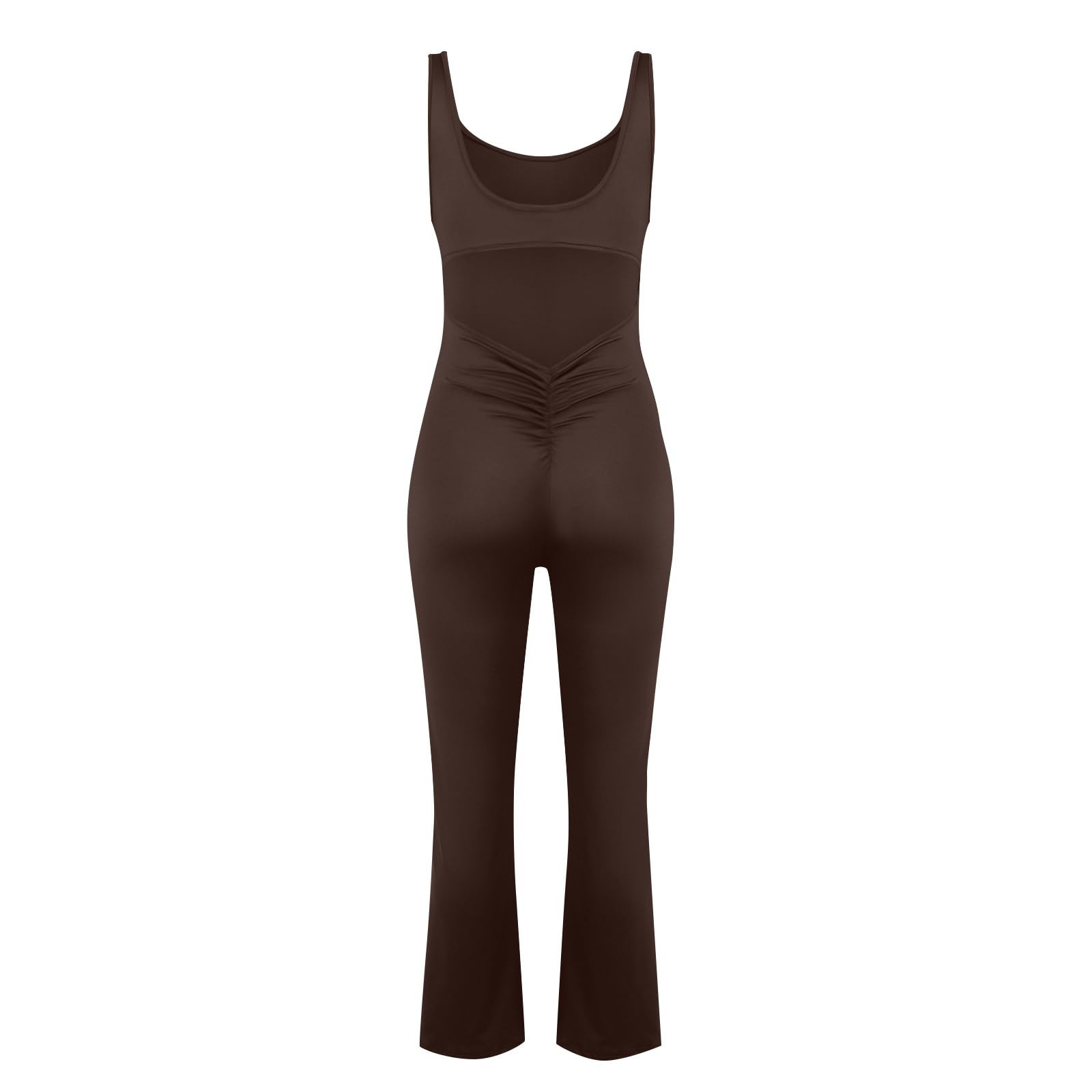 Women's 2-Piece Workout Sets - Sexy Backless Sports Jumpsuit for Gym & Yoga