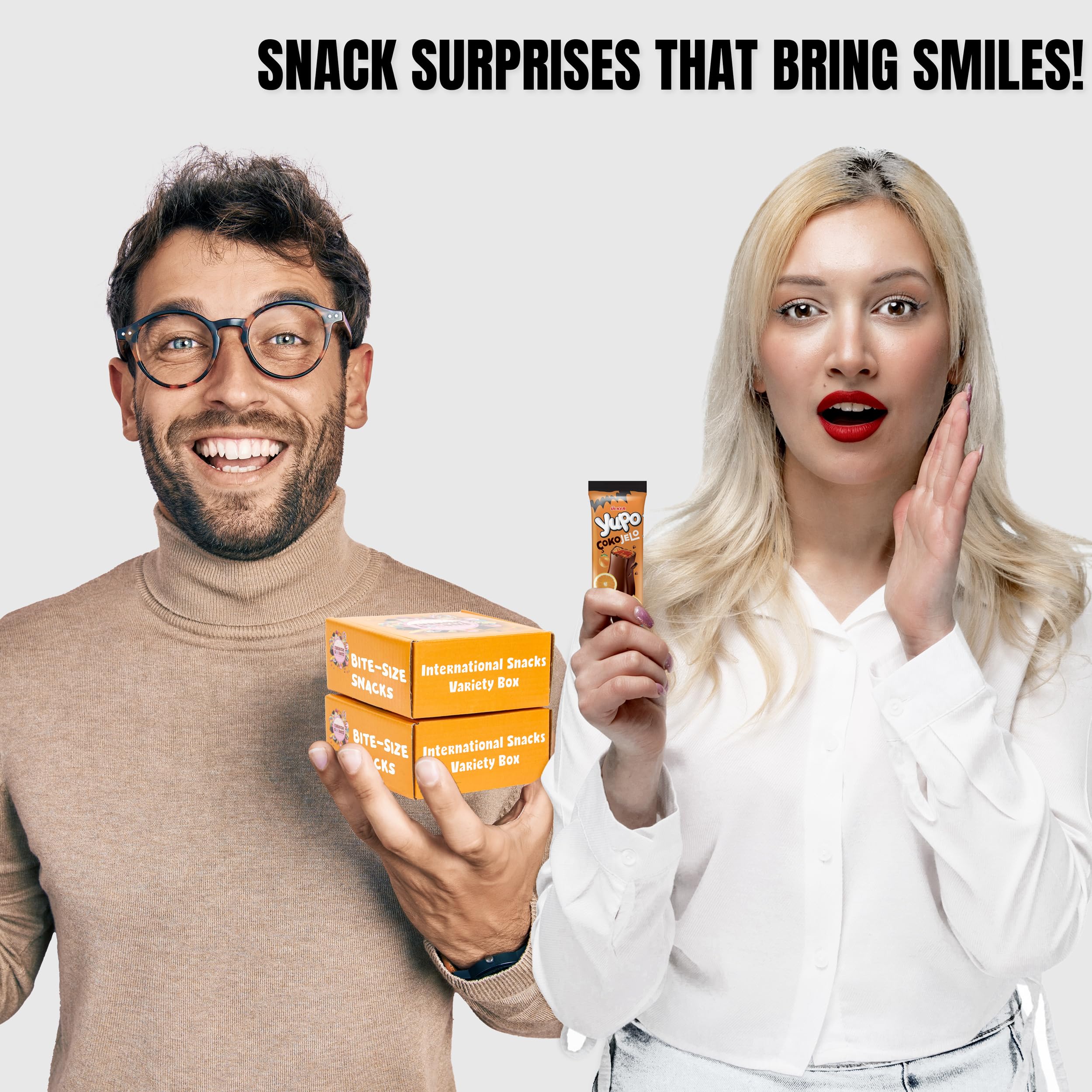 Global Snack Box - 24-Piece Turkish Snack Collection with European Candies & Exotic Bite-Sized Treats | International Variety Pack for Parties, Gifts & Cultural Exploration