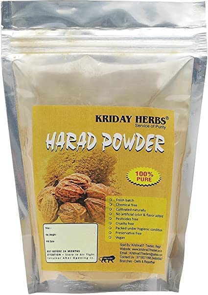 ZANTO Pure 100% Natural Harad Powder (Kadukkai/Haritaki/Terminalia Chebula) - 1kg | Ayurvedic Herbal Supplement for Digestion, Detox & Immunity Boost | Perfect for Tea, Smoothies & Traditional Remedies