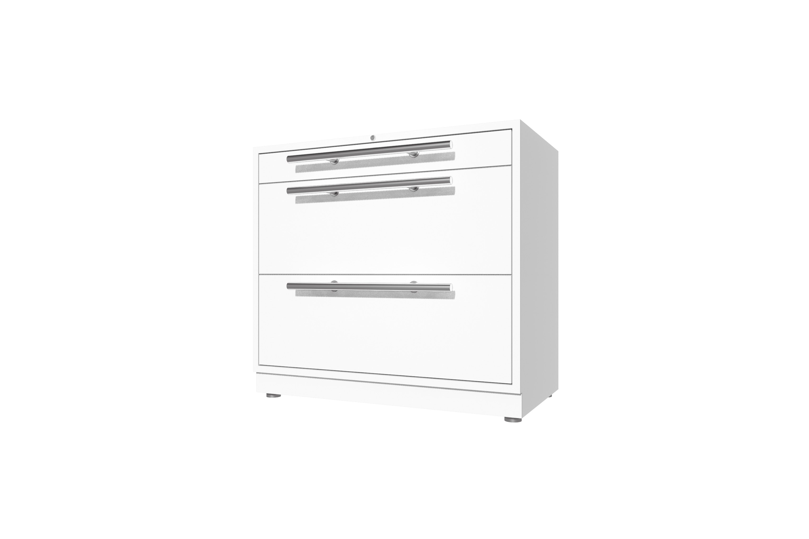 ProSlat LUX 3-Drawer Base Cabinet 40-Inch Wide - Premium Garage Storage Solution for Tools & Equipment Organization