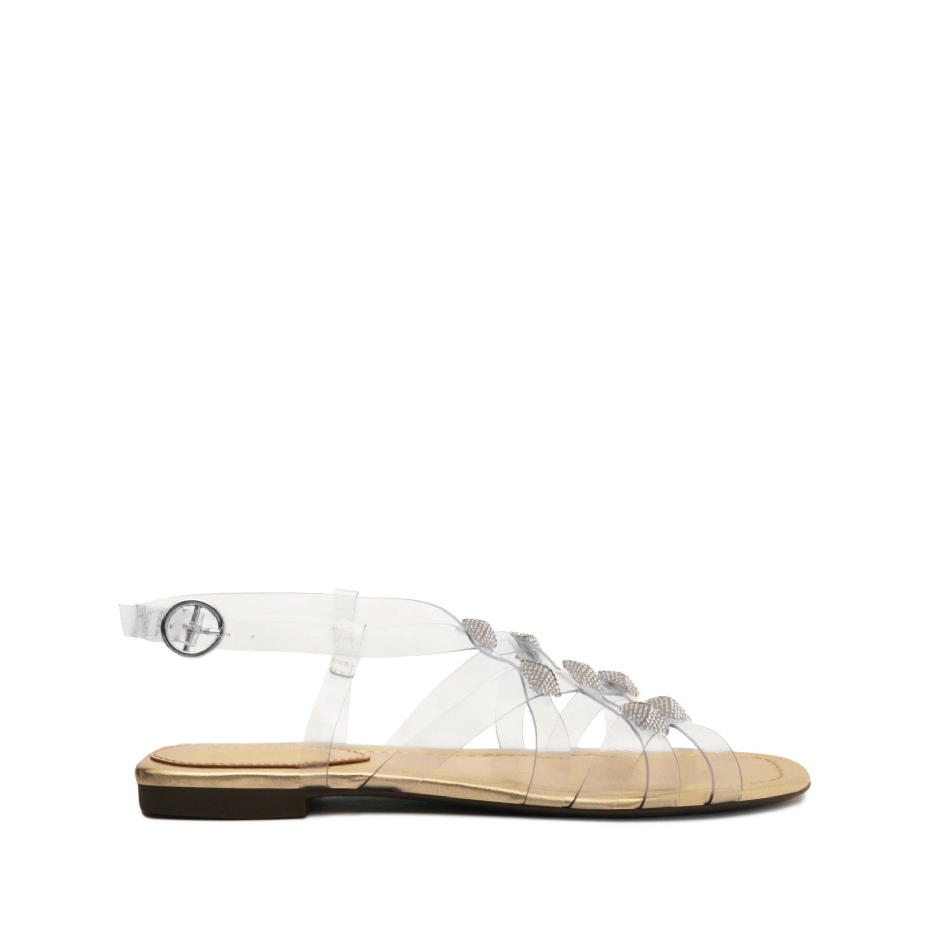 Georgia Vinyl Sandals for Women - U23 Heel Height Flat Comfortable Shoes (S2117501630002) - Perfect for Beach, Pool, and Summer Outings