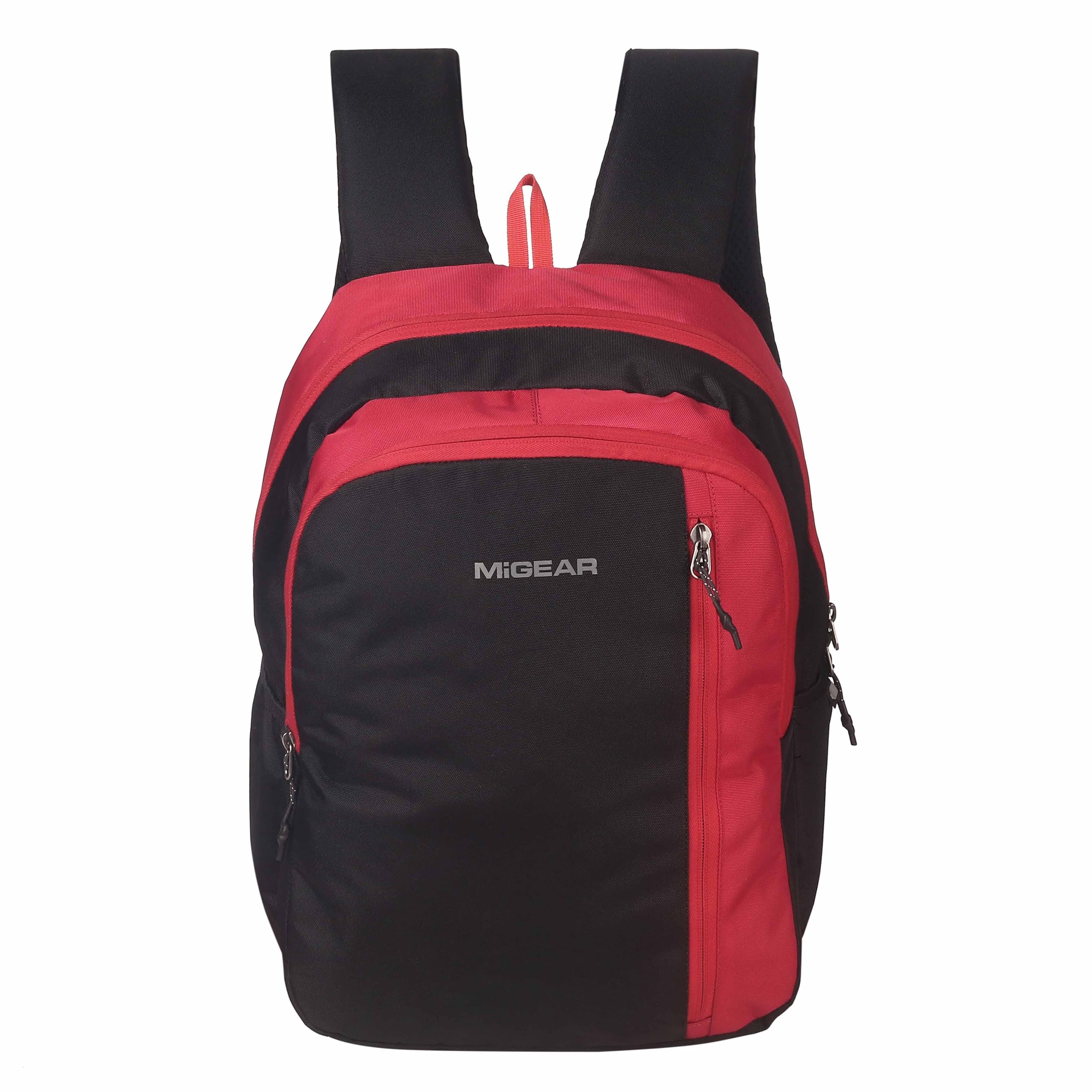 Migear Casual Backpack for Men & Women - Water Resistant Polyester Laptop Backpack with 2 Compartments & USB Charging Port (1 Year Warranty) - Perfect for Work, School, Travel & Outdoor Adventures