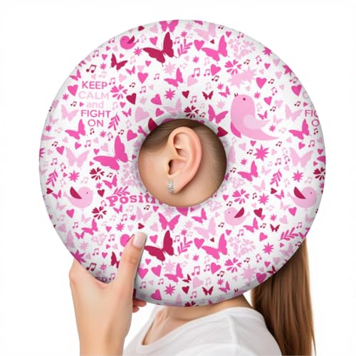 Pink Butterfly + Washable Cover