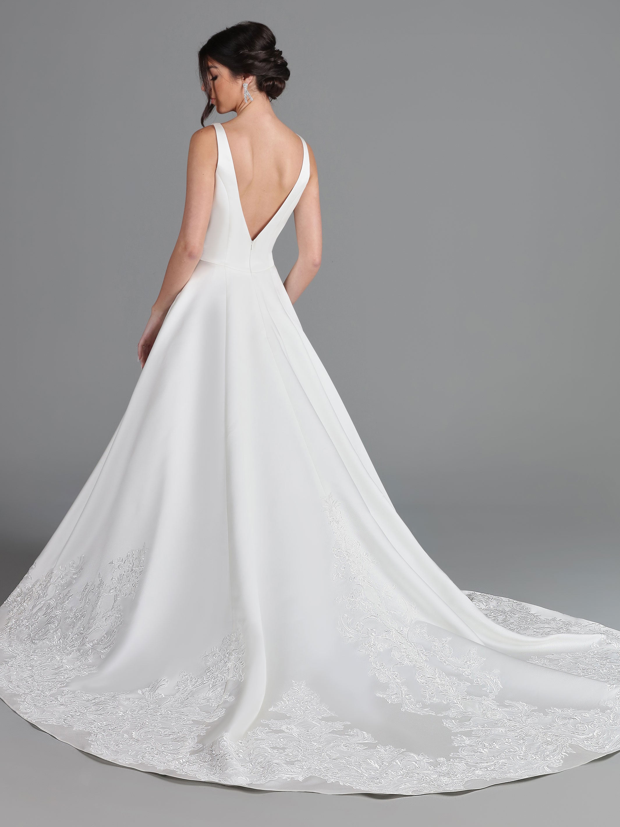 Try At Home Sierra Wedding Dress – Elegant A-Line Bridal Gown for Wedding & Special Occasions | Perfect for Beach, Church & Outdoor Ceremonies