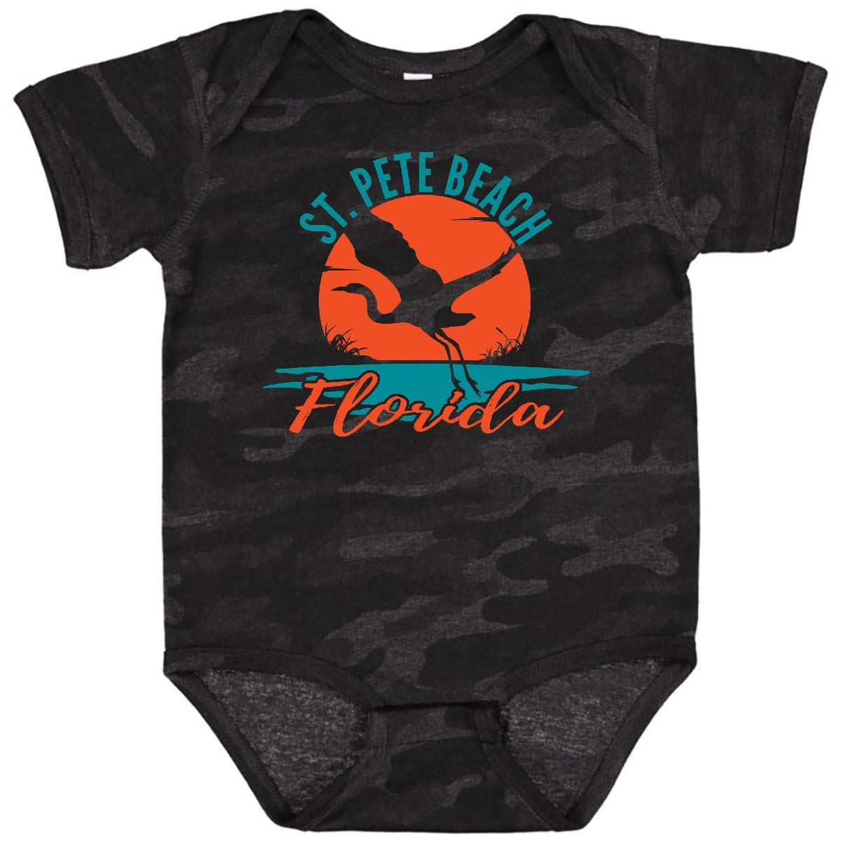 Inktastic St. Pete Beach Florida Vacation Baby Bodysuit - Cute Florida Travel Outfit for Infants & Toddlers - Perfect for Beach Trips, Family Vacations & Photo Shoots
