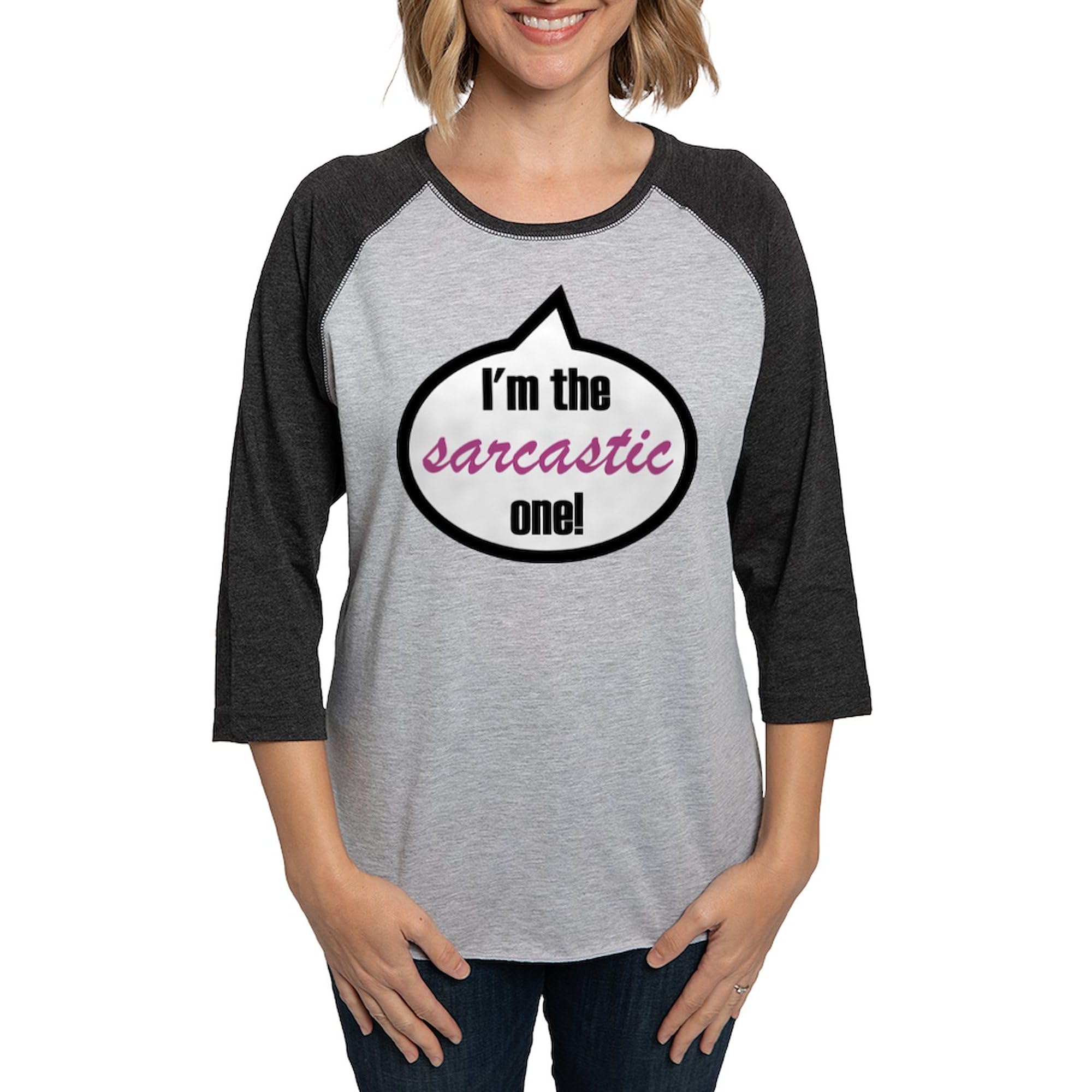 Im The Sarcastic Women's Baseball Tee - Funny Sarcastic T-Shirt for Women - Perfect for Casual Wear, Girls Night Out & Everyday Humor
