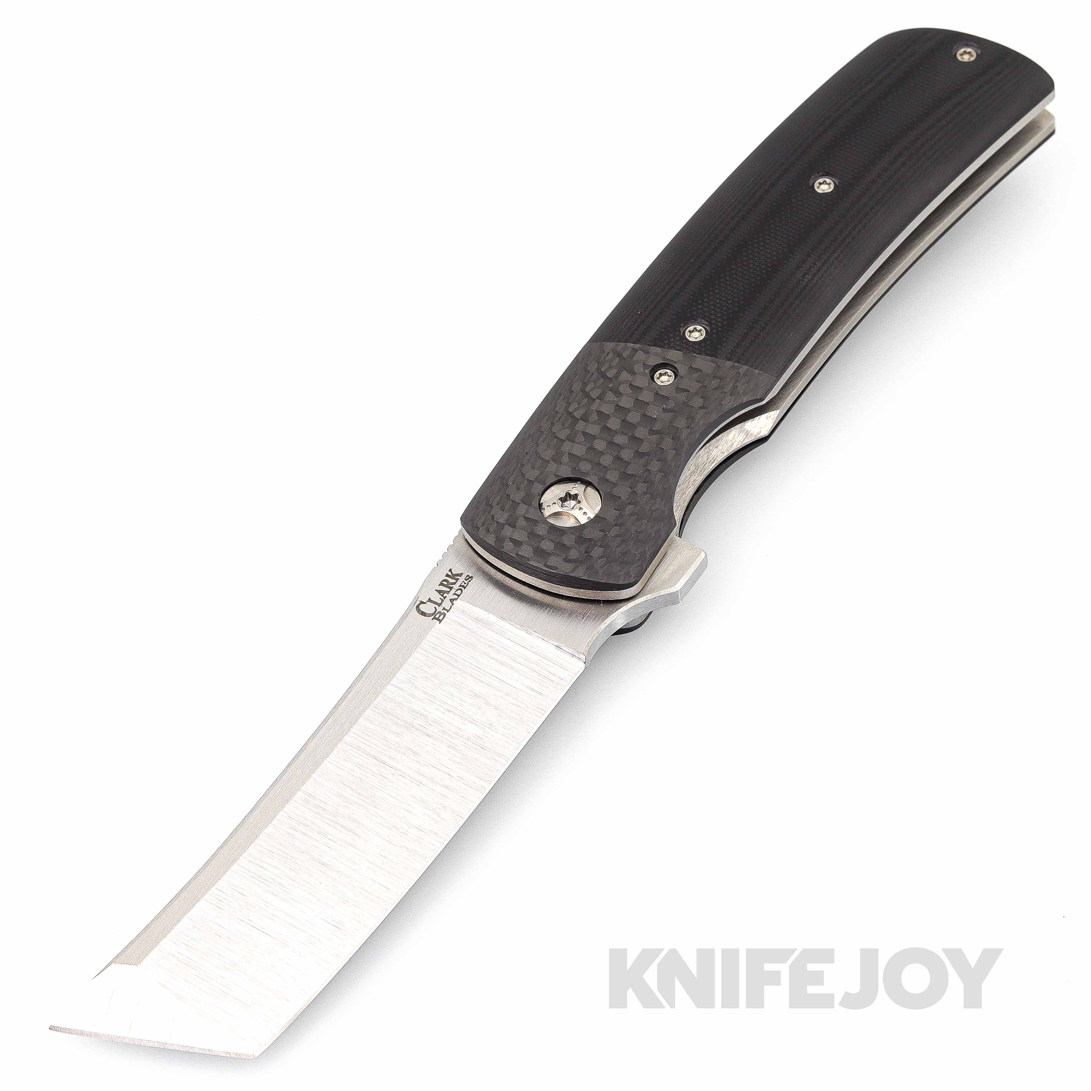 Premium David Clark Knives Datz Flipper - MagnaCut Blade, Zero Void Carbon Fiber Bolster & G10 Scales - EDC Pocket Knife for Outdoor, Camping & Everyday Carry