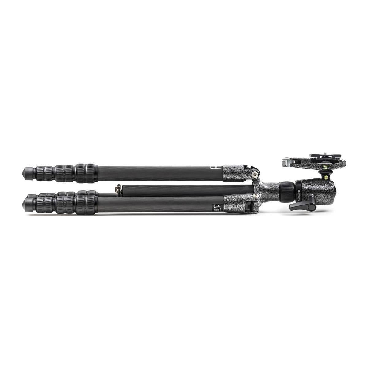 Gitzo GK2580TQDGC2PR Series 2 Traveler Tripod with Bag - Compact & Lightweight Carbon Fiber Tripod for Travel Photography, Hiking & Outdoor Adventures