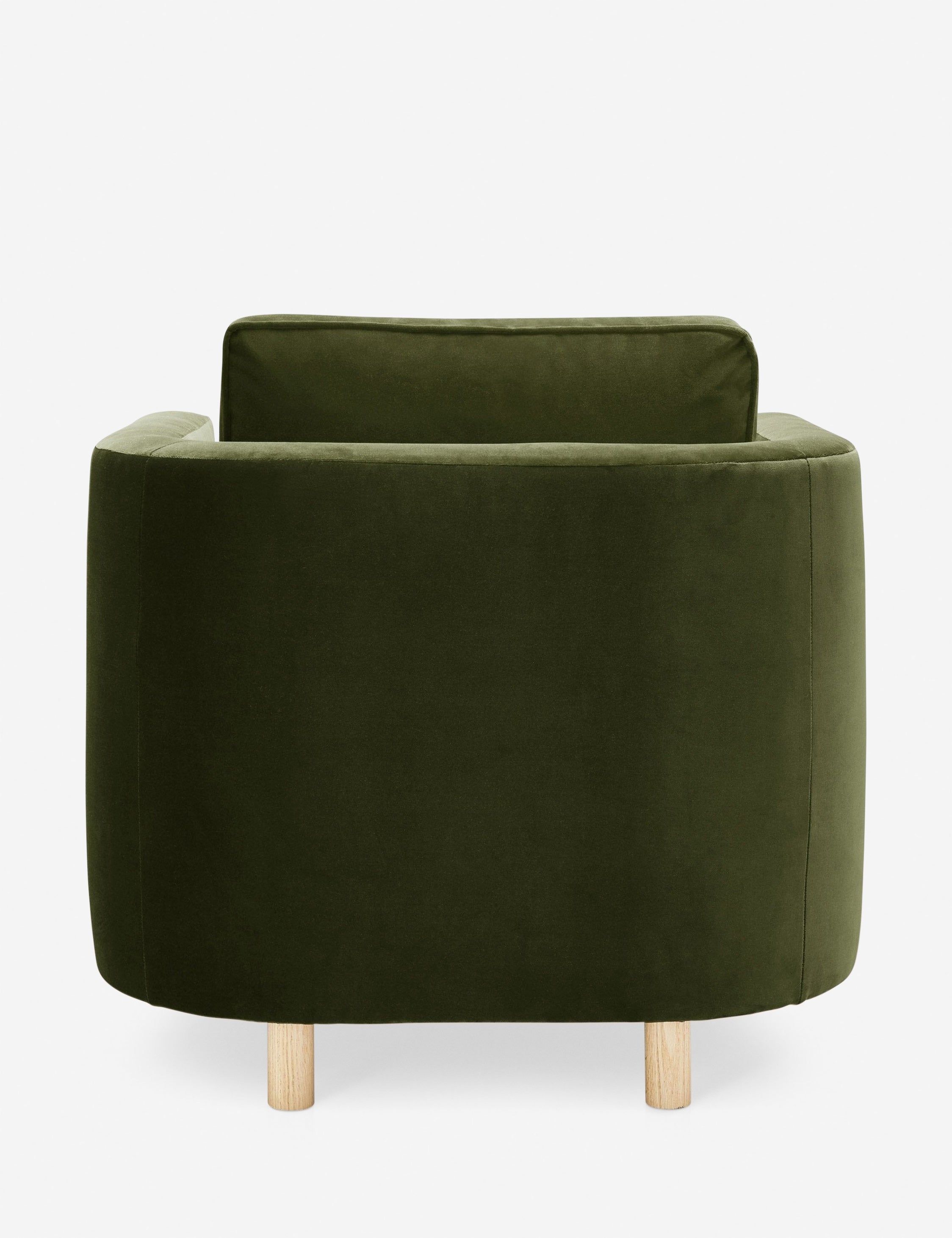 Belton Accent Chair by Ginny Macdonald - Mid-Century Modern Lounge Chair for Living Room, Bedroom & Office - Stylish Comfortable Reading Chair with Wooden Legs