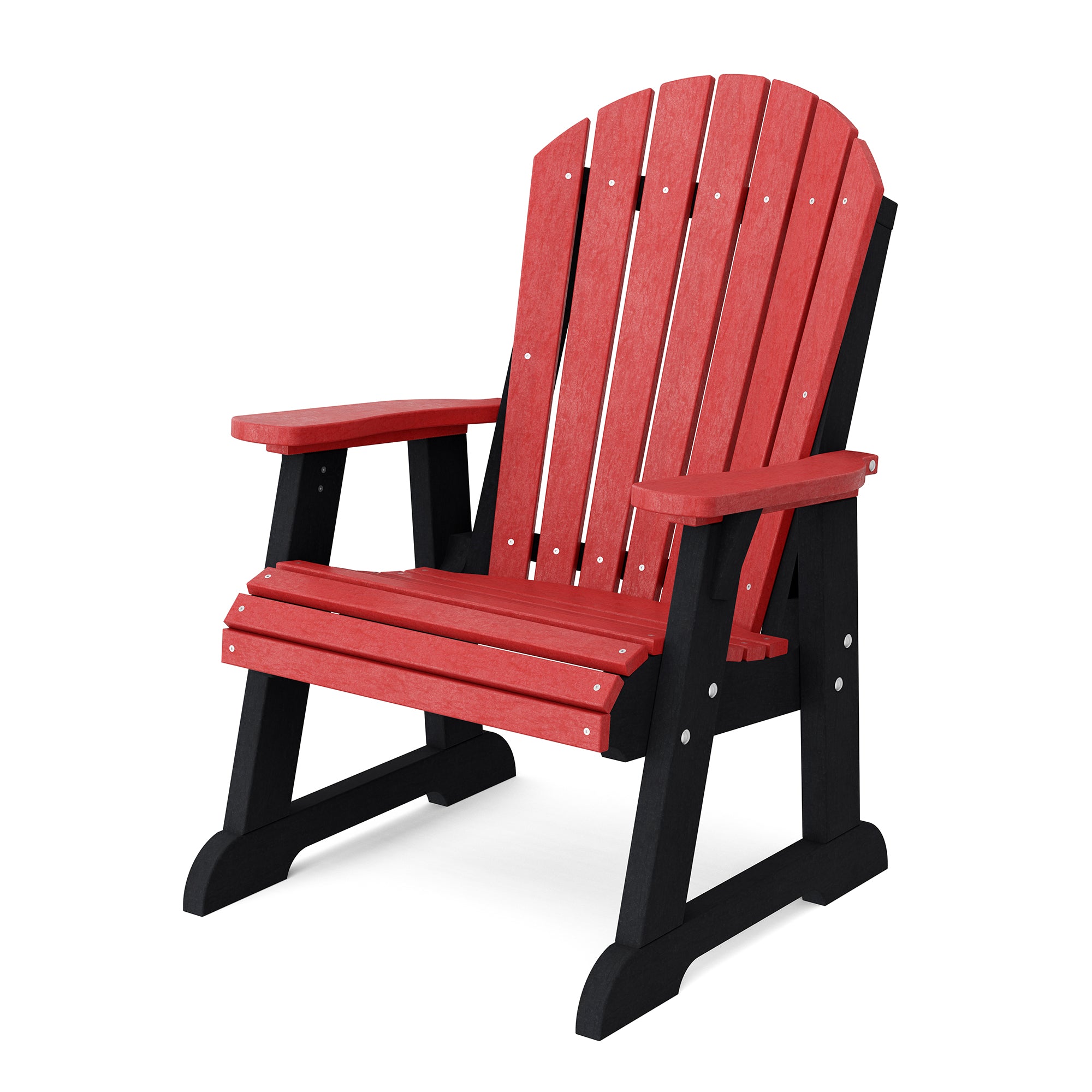 Heritage High Fan Back Chair - Classic Wooden Dining Chair with Upholstered Seat - Perfect for Farmhouse, Rustic & Traditional Dining Rooms