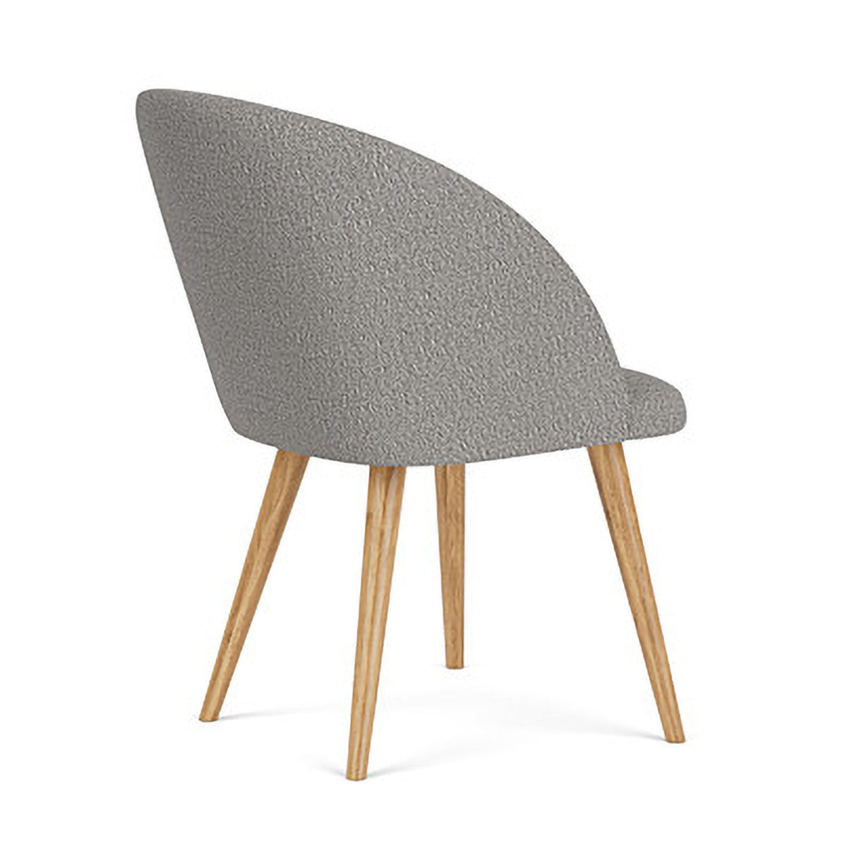 Holly Boucle Dining Chair - Modern Upholstered Accent Chair for Kitchen, Dining Room & Office - Comfortable & Stylish Home Decor