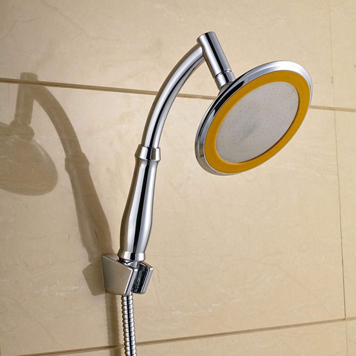 Hemoton Adjustable Shower Head Extension Arm with Stand - Extendable Handheld Shower Nozzle for Bathroom, Spa & Pet Washing - Perfect for Low Ceilings & Relaxing Shower Experience