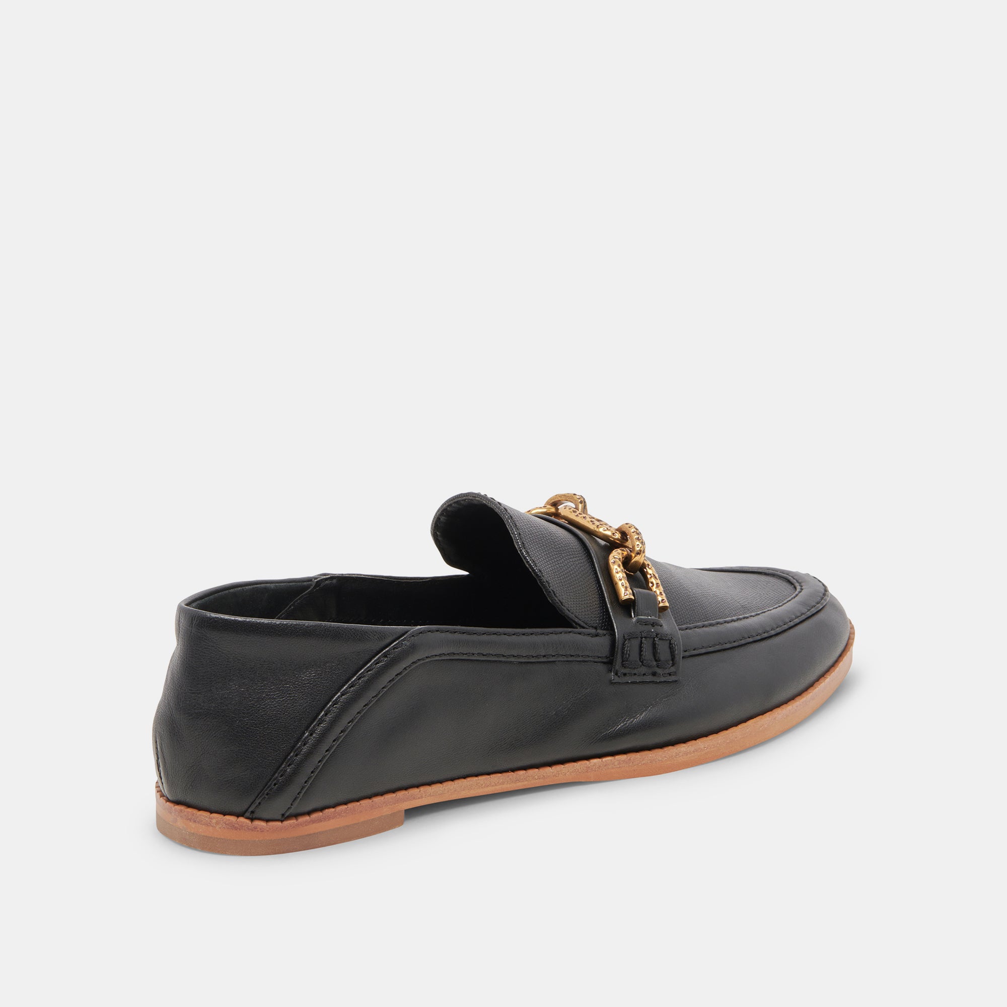 Reign Flats Black Leather Shoes for Women - Stylish & Comfortable Casual Footwear for Work, Travel & Everyday Wear