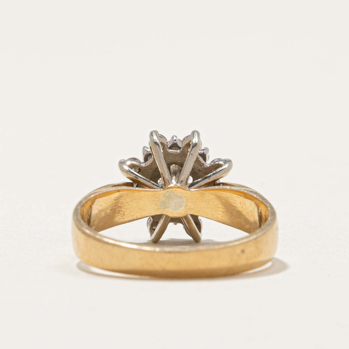 0.43ctw Diamond Cluster Ring for Women - Size 6.25 | Elegant Wedding, Engagement & Anniversary Jewelry Gift | Perfect for Bridal, Party & Special Occasions