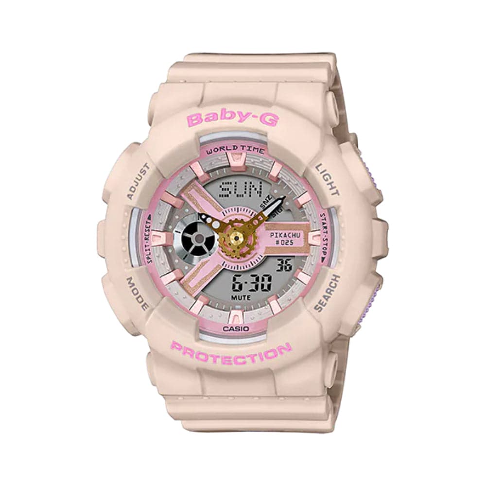 CASIO BABY-G BA-110PKC-4ADR Women's Pink Resin Strap Digital Watch - Perfect for Sports, Fitness & Outdoor Activities