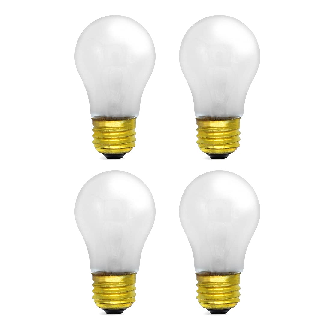 Lumenivo 8009 40W 120V High Temperature Light Bulb - 4 Pack Replacement for Refrigerator, Oven, Microwave & Household Appliances - Perfect for Kitchen, Laundry Room & Garage Lighting