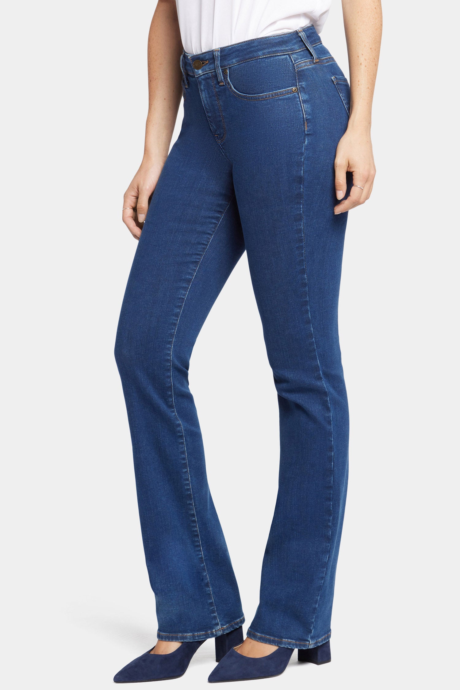 Barbara Bootcut Jeans for Women - Petite Fit Stretch Denim Pants - Comfortable & Flattering Quinn Style - Perfect for Casual Wear & Office Outfits