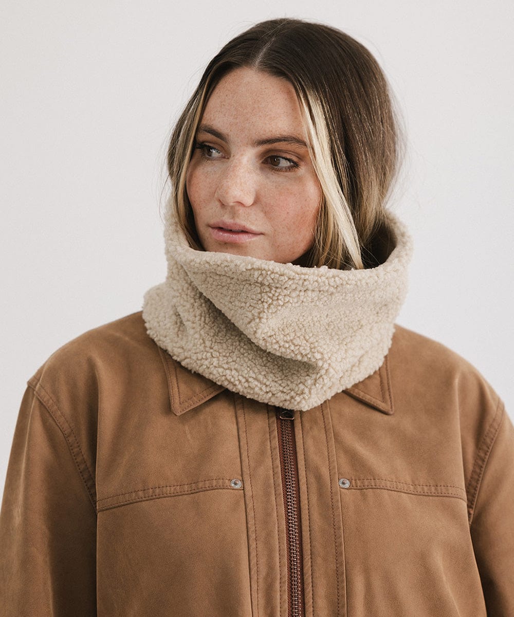 Quinn Sherpa Snood - Cozy Winter Scarf for Women & Men, Fleece-Lined Neck Warmer - Perfect for Outdoor Activities, Skiing, Hiking & Cold Weather