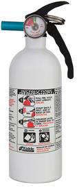 Kidde Mariner 5 Fire Extinguisher - 2.5 lb ABC Dry Chemical Fire Extinguisher with Metal Valve for Marine & Boat Safety - Perfect for Boats, RVs, and Home Emergency Use