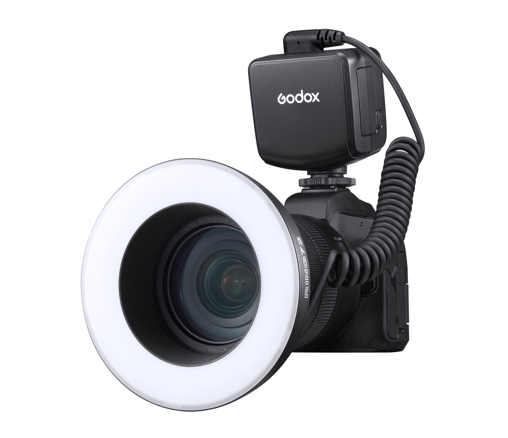 Godox RING 72 Macro Ring LED Light - Professional Continuous Lighting for Macro Photography, Product Shooting & Makeup Application - Perfect for Jewelry, Cosmetics & Small Object Photography
