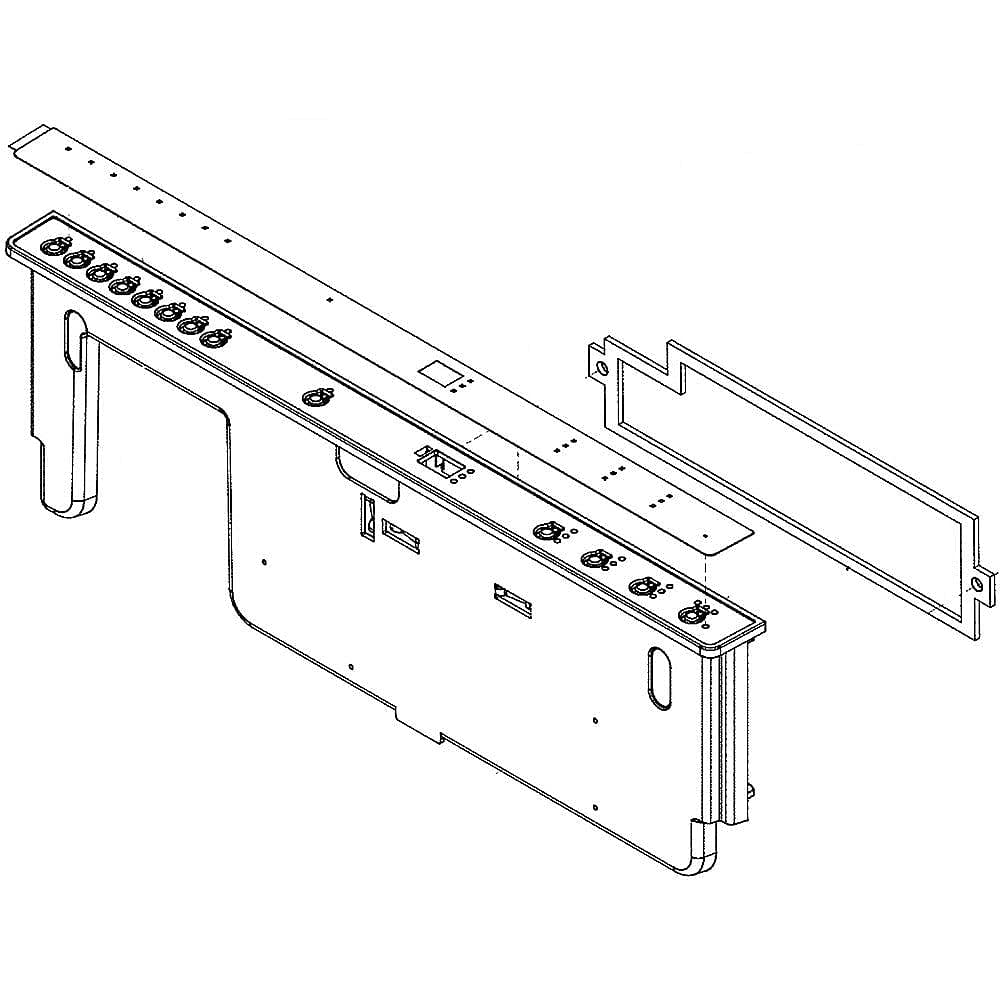 Genuine OEM Dishwasher Control Panel and Overlay - Compatible with Multiple Brands - Easy Installation for Home Kitchen Appliances - Perfect for Repairing and Replacing Worn Parts