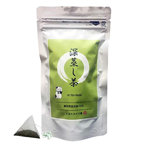 Premium 1.8g x 25 Pieces Deep Steamed Tea Bags - Authentic Japanese Green Tea for Relaxation & Daily Wellness
