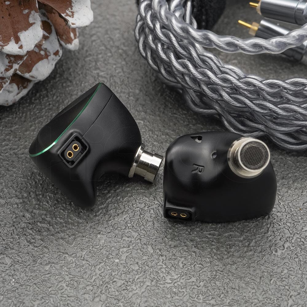 BQEYZ Winter Hybrid Dynamic Driver Earphones with 11.6mm PZT Bone Conduction - HiFi In-Ear Monitors for Audiophiles, Music Lovers & Gaming Enthusiasts - Perfect for Commuting, Workouts & Studio Recording