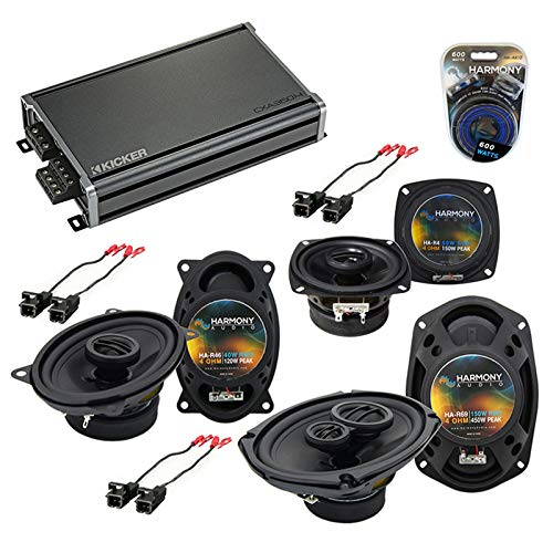 1988-1994 Buick Regal OEM Replacement Speakers & CXA360.4 Amplifier Bundle - Premium Car Audio Upgrade for Clear Sound | Perfect for Road Trips, Daily Commutes & Music Enthusiasts