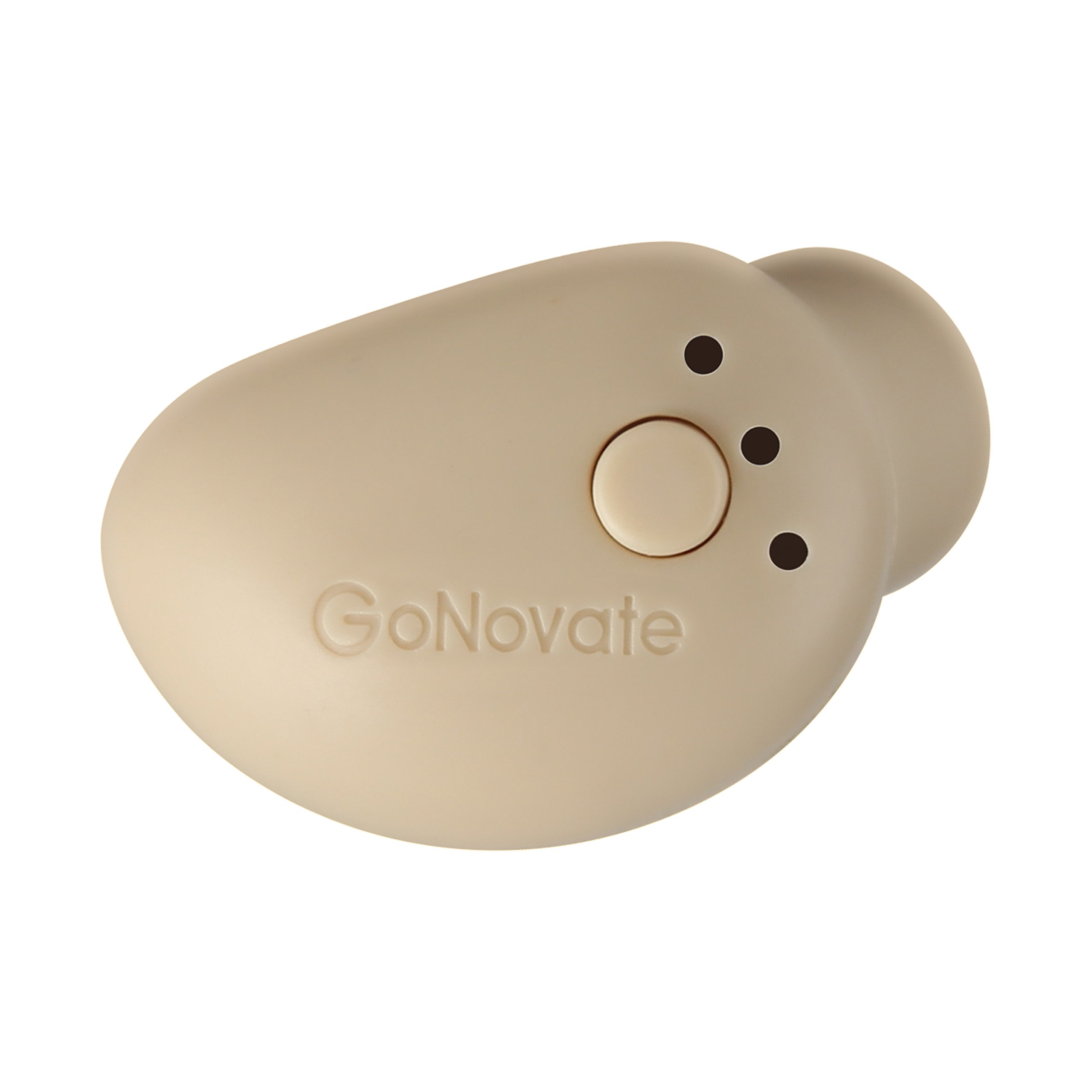G11 Bluetooth Earpiece - Wireless Mini Invisible Earbuds with 6-Hour Playtime, Magnetic USB Charger & Built-in Mic - Smallest Single Ear Headset for Samsung Galaxy (Beige) - Perfect for Driving, Workouts & Hands-Free Calls