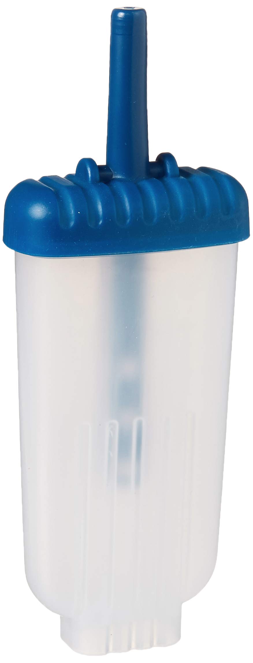 Tovolo Groovy Popsicle Molds Set of 6 - BPA-Free Plastic Ice Pop Makers with Reusable Sticks & Drip Guard | Dishwasher Safe for Easy Cleaning | Perfect for Homemade Frozen Treats, Kids Snacks, and Summer Desserts | Blueberry Color