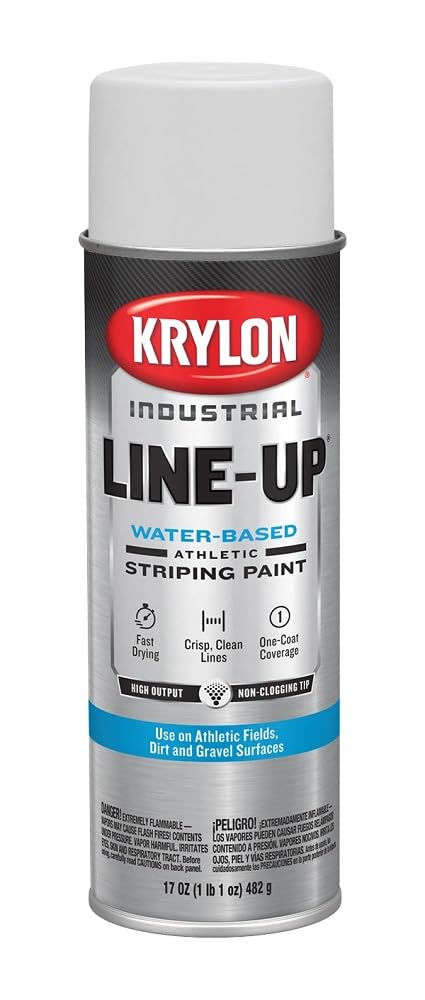 Best Athletic Field Striping Paint Aerosol - Bright White for Sports Fields | Perfect for Soccer, Football, Baseball & Track Marking