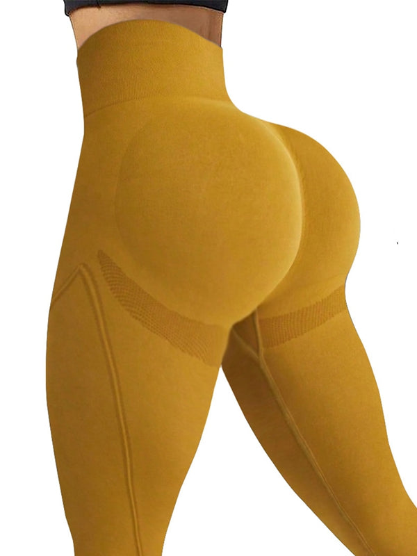 ZASUWA Women's High Waisted Seamless Scrunch Butt Lifting Leggings - Yoga, Workout & Everyday Wear