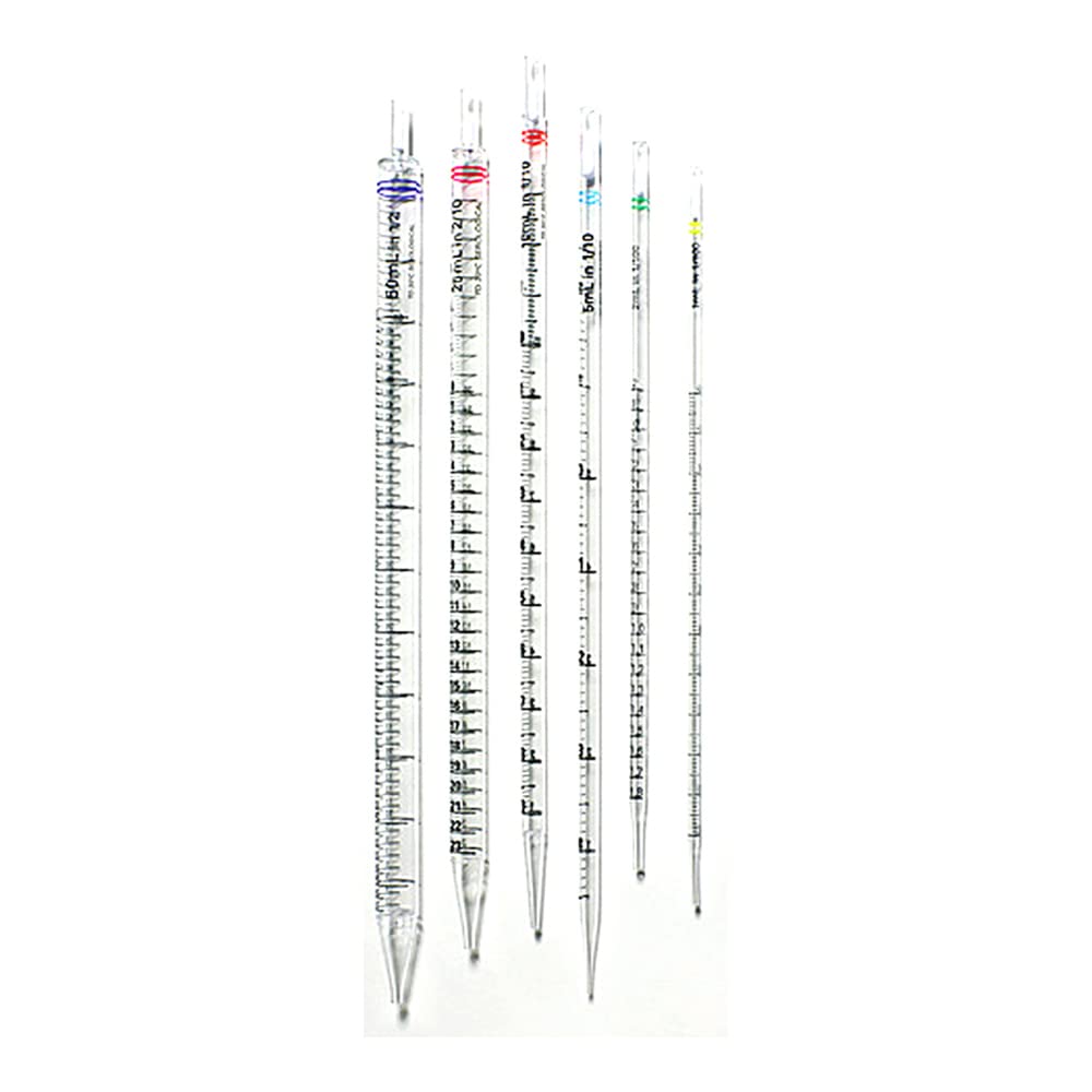 1158R02 Sterile 5ml Serological Pipettes with Cotton Plug - Individually Wrapped (Pack of 200) for Laboratory, Cell Culture, and Medical Research Use