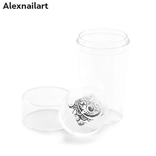 Alexnailart 3-Piece Nail Art Stamping Plates Set - Geometric Gem & Poker Multi-Pattern Design for Professional Nail Stamping | Includes 1 Polish Stamper | Perfect for Salon, DIY Manicures & Nail Art Enthusiasts