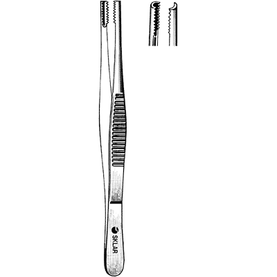 Brown Tissue Forceps 8