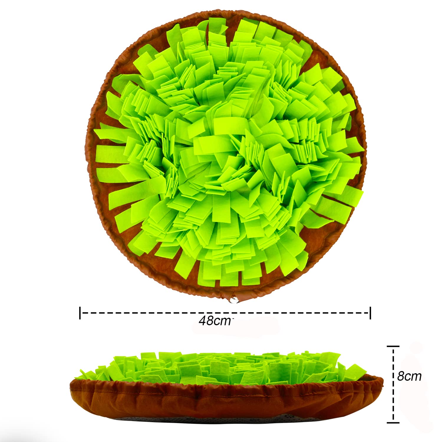 Snuffle Mat for Dogs - Interactive Puzzle Toy for Slow Feeding, Mental Stimulation & Stress Relief | Food Dispensing Mat for Boredom & Anxiety | Perfect for Mealtime Enrichment & Training