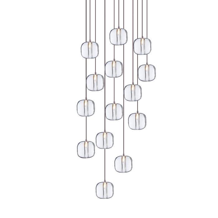 Cubie Chandelier - Modern Crystal Ceiling Light Fixture for Dining Room, Living Room & Bedroom | Elegant Home Decor Lighting